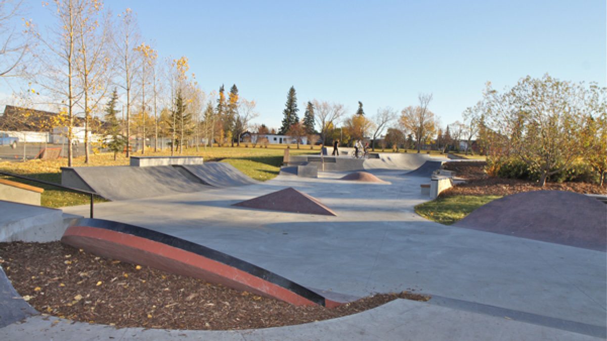 Town Of Olds Skatepark Olds Ab Skateparktour Ca